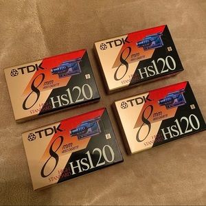 TDK 8mm Video Cassette HS 120